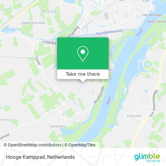 Hooge Kamppad map