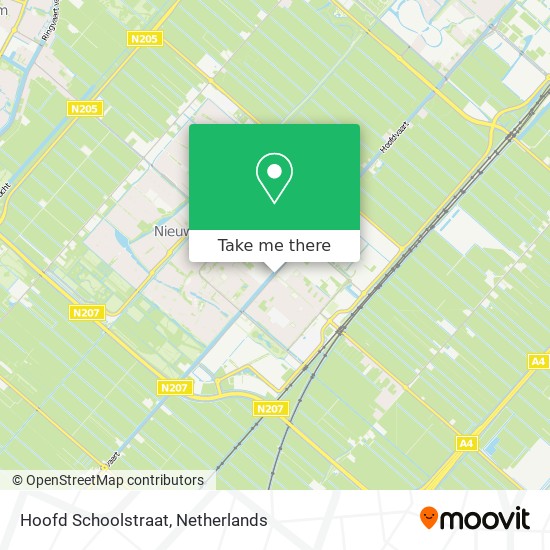 Hoofd Schoolstraat map