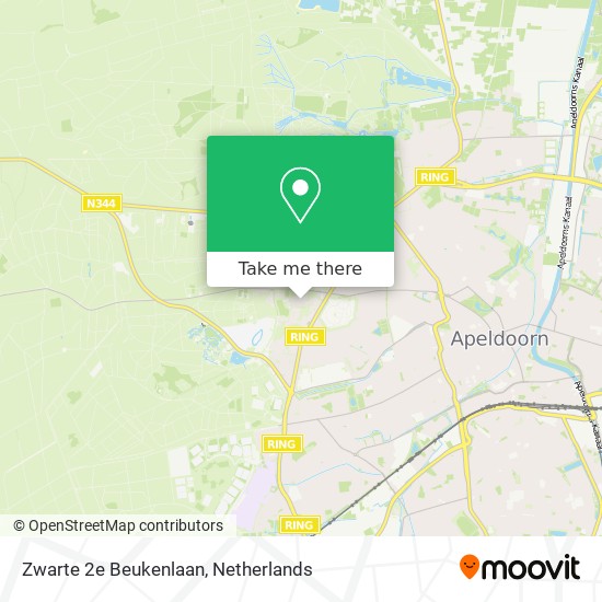 Zwarte 2e Beukenlaan map