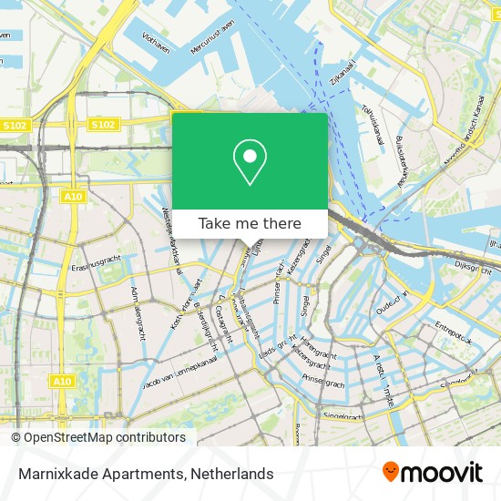 Marnixkade Apartments Karte
