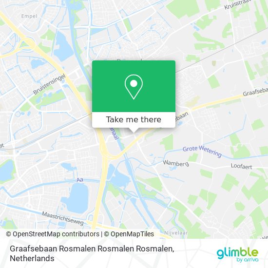 Graafsebaan Rosmalen Rosmalen Rosmalen Karte