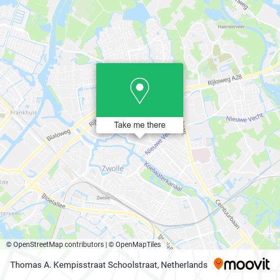 Thomas A. Kempisstraat Schoolstraat map