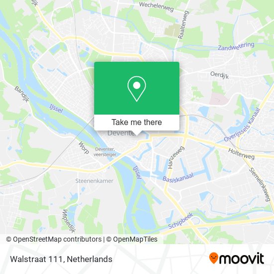 Walstraat 111 map