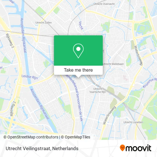 Utrecht Veilingstraat map