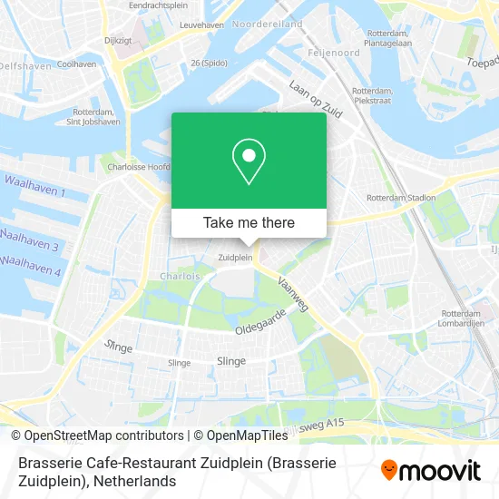 Brasserie Cafe-Restaurant Zuidplein (Brasserie Zuidplein) map