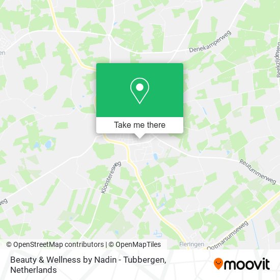 Beauty & Wellness by Nadin - Tubbergen map
