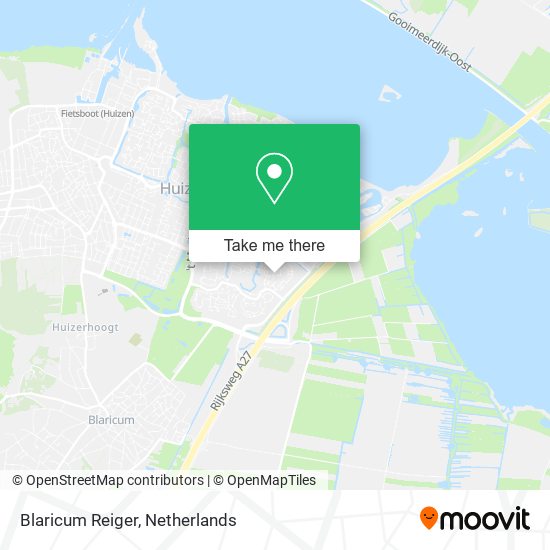 Blaricum Reiger map