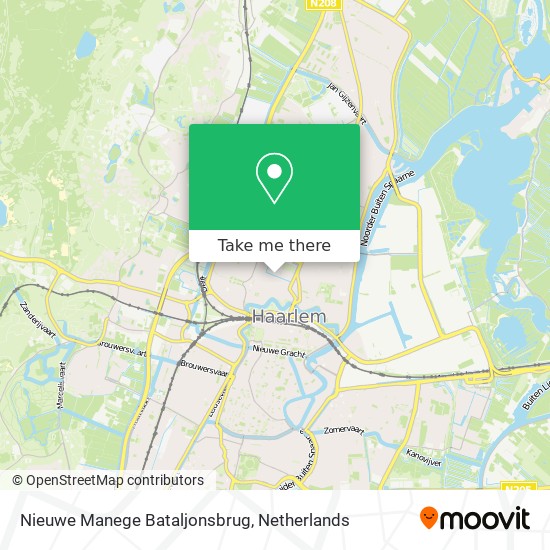 Nieuwe Manege Bataljonsbrug map