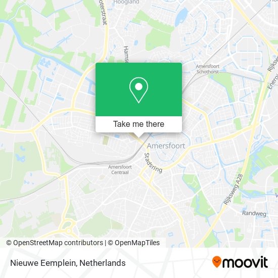 Nieuwe Eemplein map