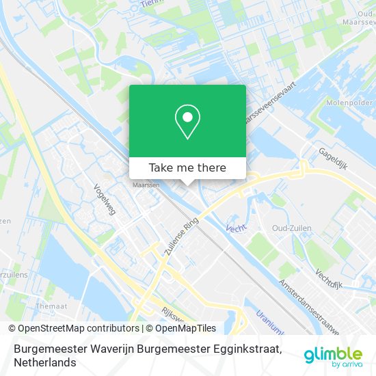 Burgemeester Waverijn Burgemeester Egginkstraat Karte