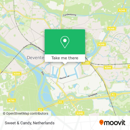 Sweet & Candy map