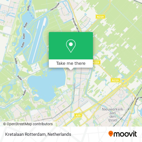 Kretalaan Rotterdam map