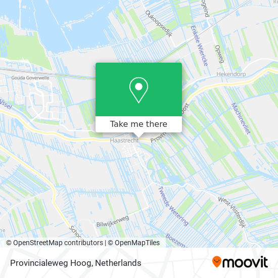 Provincialeweg Hoog map