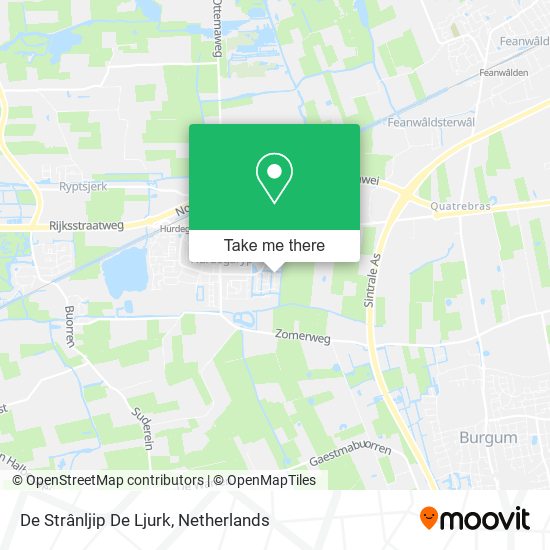 De Strânljip De Ljurk map