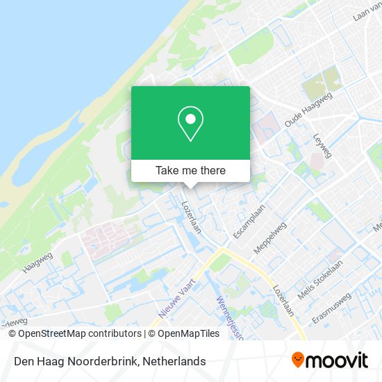 Den Haag Noorderbrink map