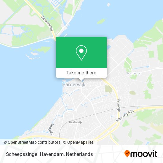 Scheepssingel Havendam map