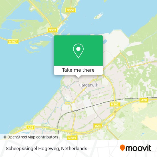 Scheepssingel Hogeweg map