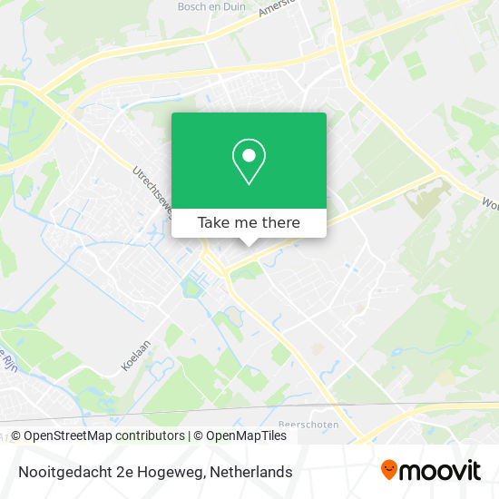 Nooitgedacht 2e Hogeweg map