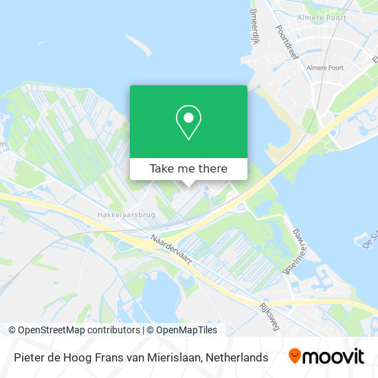 Pieter de Hoog Frans van Mierislaan map