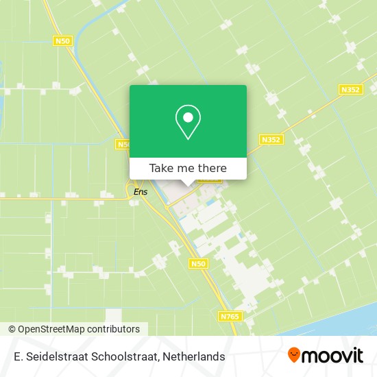 E. Seidelstraat Schoolstraat map