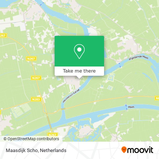 Maasdijk Scho map