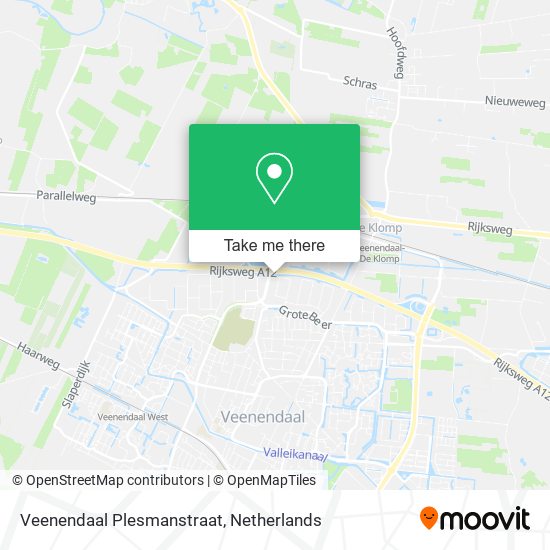 Veenendaal Plesmanstraat map