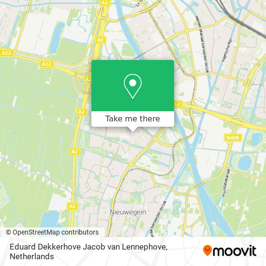 Eduard Dekkerhove Jacob van Lennephove map