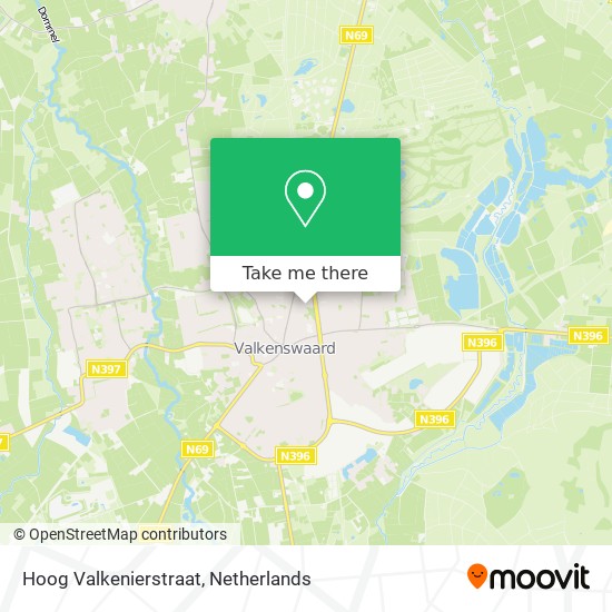 Hoog Valkenierstraat map