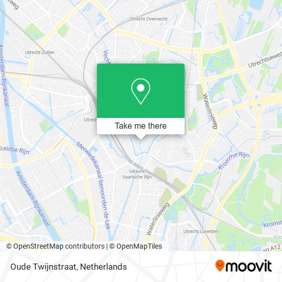 Oude Twijnstraat map