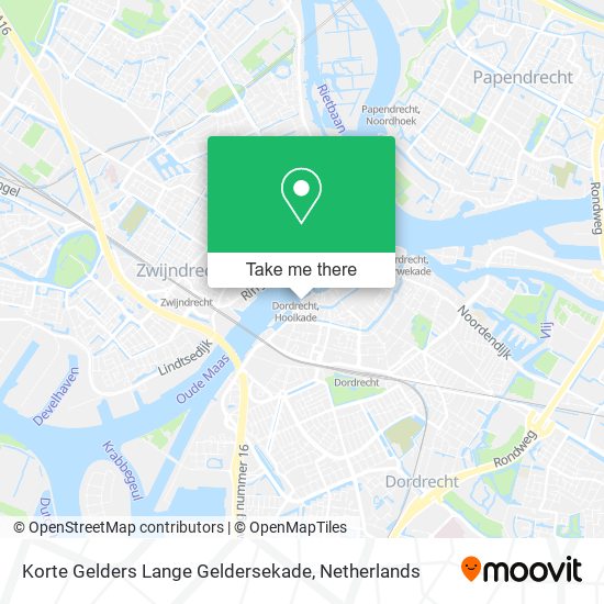 Korte Gelders Lange Geldersekade map