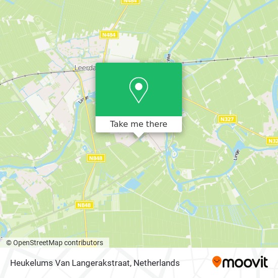 Heukelums Van Langerakstraat map