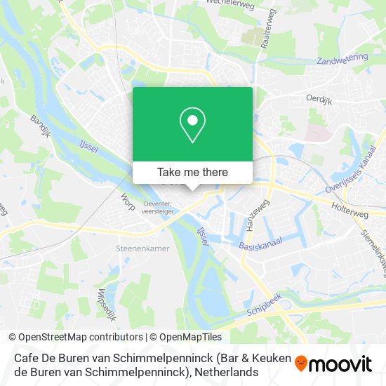 Cafe De Buren van Schimmelpenninck (Bar & Keuken de Buren van Schimmelpenninck) Karte