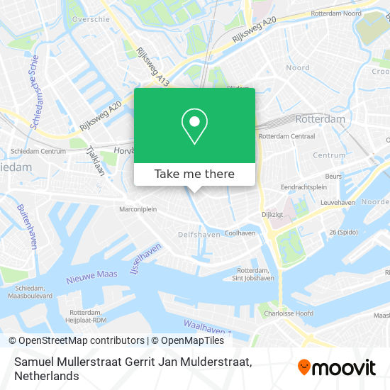 Samuel Mullerstraat Gerrit Jan Mulderstraat map