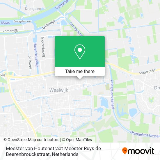 Meester van Houtenstraat Meester Ruys de Beerenbrouckstraat map
