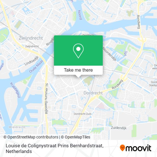 Louise de Colignystraat Prins Bernhardstraat Karte