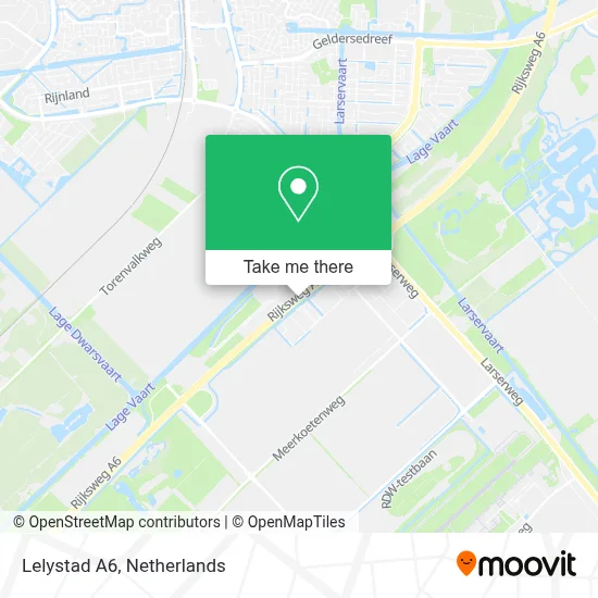 Lelystad A6 map