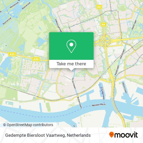 Gedempte Biersloot Vaartweg map