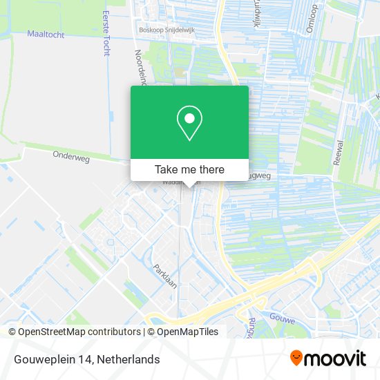 Gouweplein 14 map