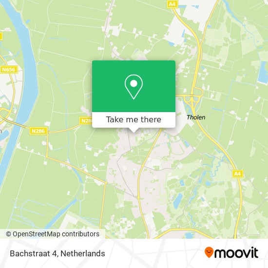 Bachstraat 4 map