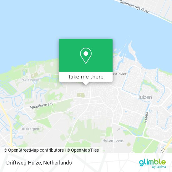 Driftweg Huize map