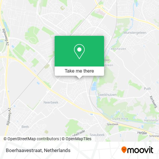 Boerhaavestraat map