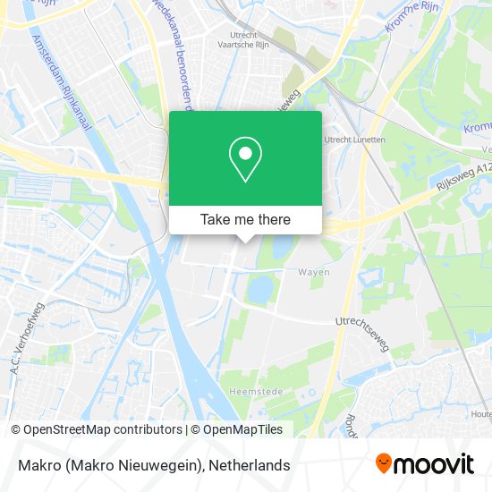 Makro (Makro Nieuwegein) map