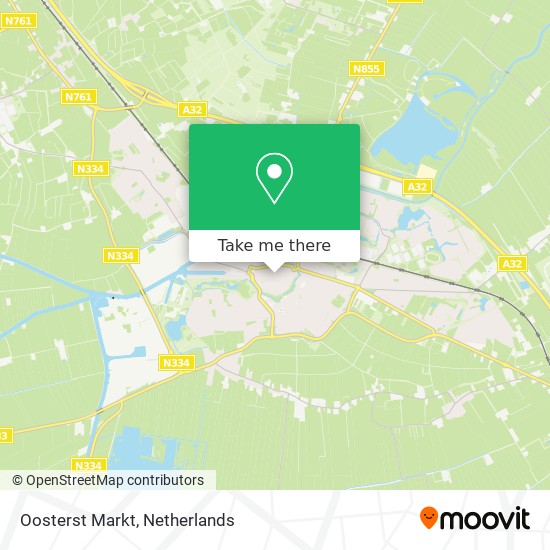 Oosterst Markt map