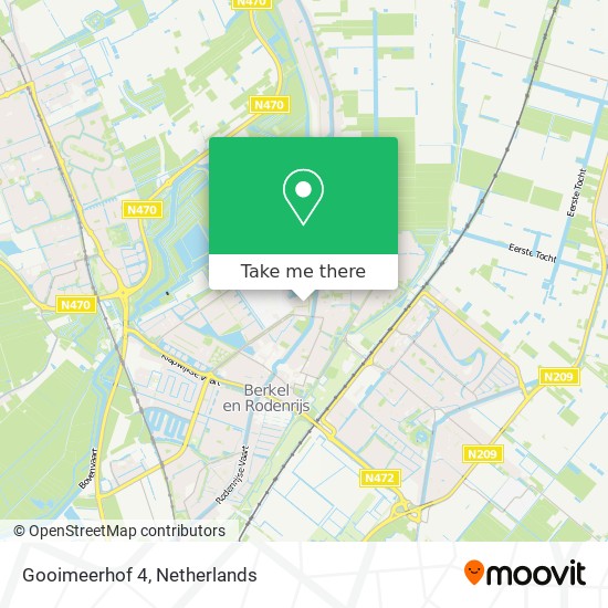 Gooimeerhof 4 Karte