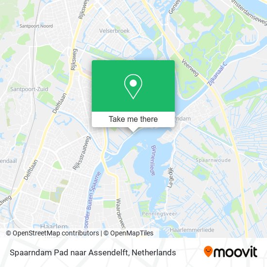Spaarndam Pad naar Assendelft map