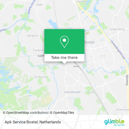 Apk Service Boxtel map