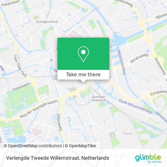 Verlengde Tweede Willemstraat map