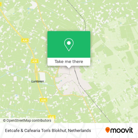 Eetcafe & Cafearia Ton's Blokhut map