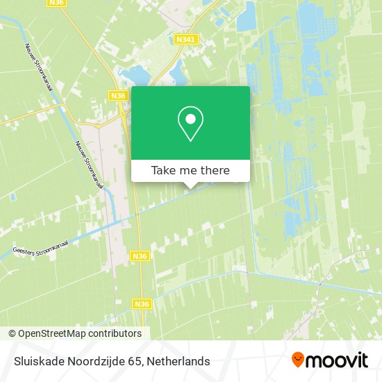 Sluiskade Noordzijde 65 map