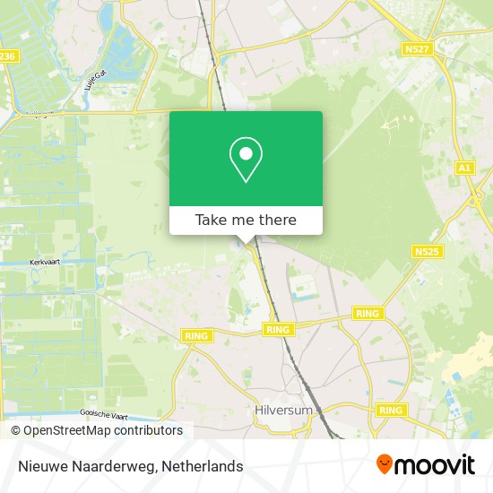 Nieuwe Naarderweg map